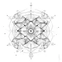 cancer's constellation  tattoo design idea