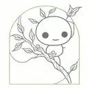 kodama tattoo design idea
