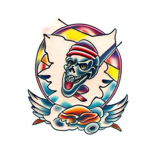 jagged little pill tattoo design idea