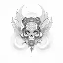 forever and always tattoo design idea