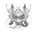 forever and always tattoo design idea