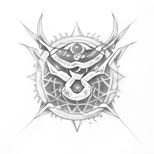Zodiac Symbol tattoo design idea