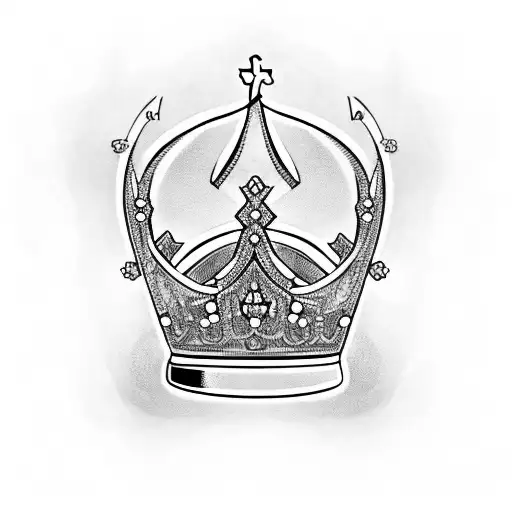 King's Crown tattoo design idea