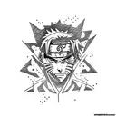 pain from naruto tattoo design idea