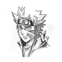 pain from naruto tattoo design idea