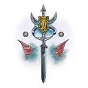 sword  tattoo design idea