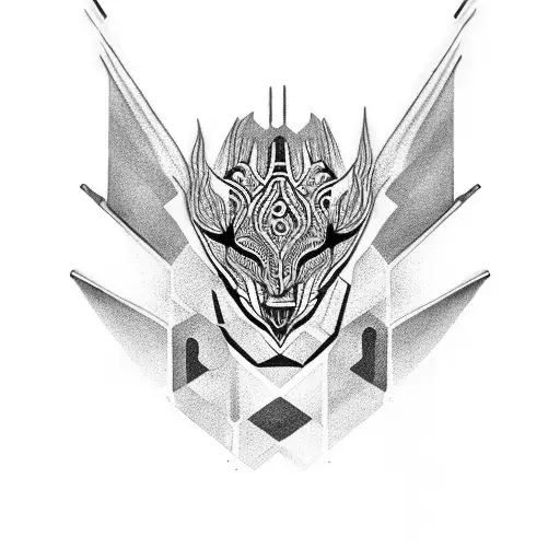 tribal with rolex dial tribal camo tattoo design idea