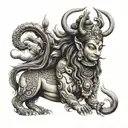 Tatto for name mehak who is obsessed with lord shiv tattoo design idea