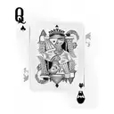 queen of spades Logo tattoo design idea