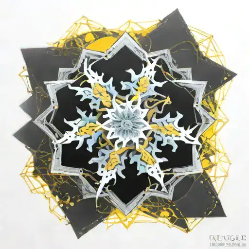 edelweiss stemless flower on solar plexus tattoo design idea