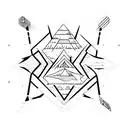 yaz,Berber, atlas mountsin tattoo design idea