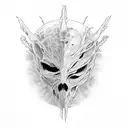 pale man tattoo design idea