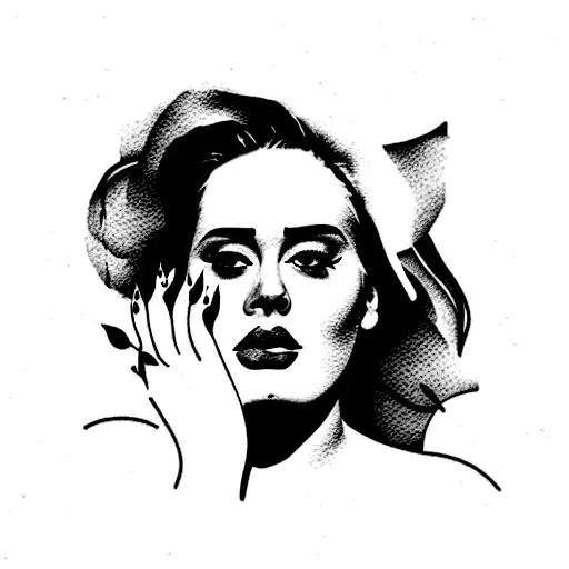Adele rosas  tattoo design idea