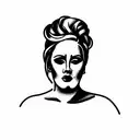 Adele tattoo design idea