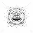 Valknut Symbol tattoo design idea