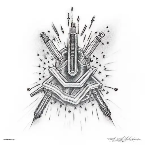 spark in an eternal darkness tattoo design idea