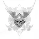 flick of a flame in eternal darkness tattoo design idea