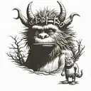 where the wild things are   tattoo design idea