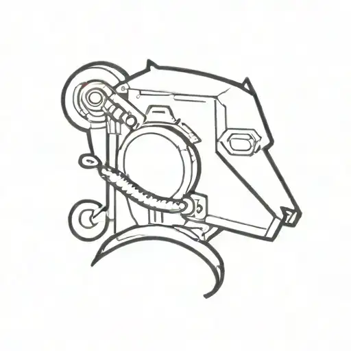 saw movie tattoo design idea