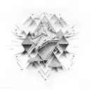 geology tattoo design idea