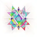 native american 8 pointed stars for women delicate tattoo design idea