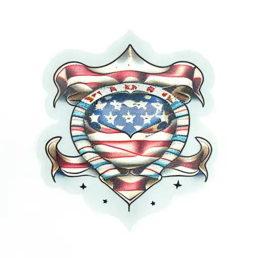 american crest tattoo
