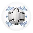 American flag and baseball tattoo design idea