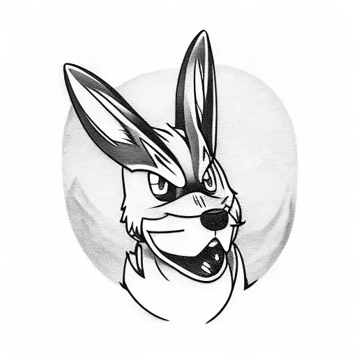 lucario tattoo design idea