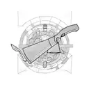 knife chef tattoo design idea