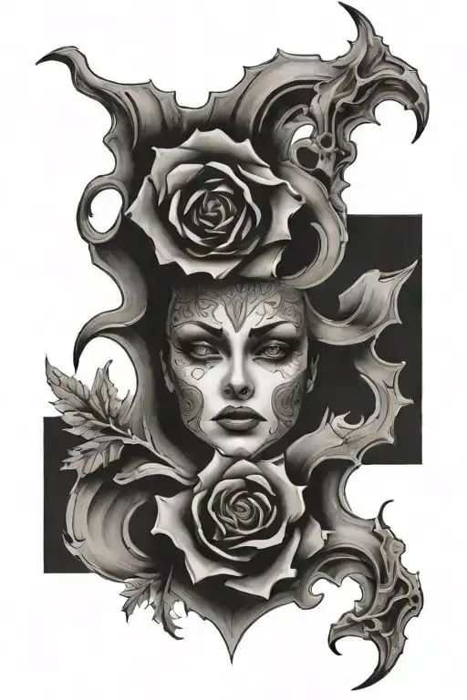 East Side of Sorrow  tattoo design idea