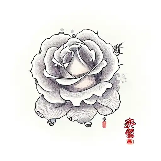 Glock pistol surrounded by roses tattoo design idea