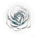 Glock pistol surrounded by roses tattoo design idea