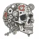 5 speed manual gear shift with hayden instead of number   tattoo design idea