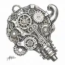 5 speed manual gear shift with hayden instead of number   tattoo design idea