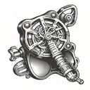 5 speed manual gear shift with hayden instead of numbers  tattoo design idea