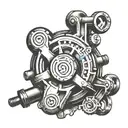 5 speed manual gear shift with hayden instead of numbers  tattoo design idea