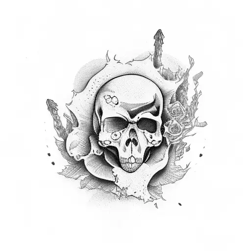 death date mom tattoo design idea