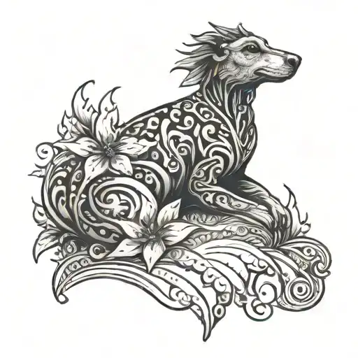 brock virgo australia tattoo design idea