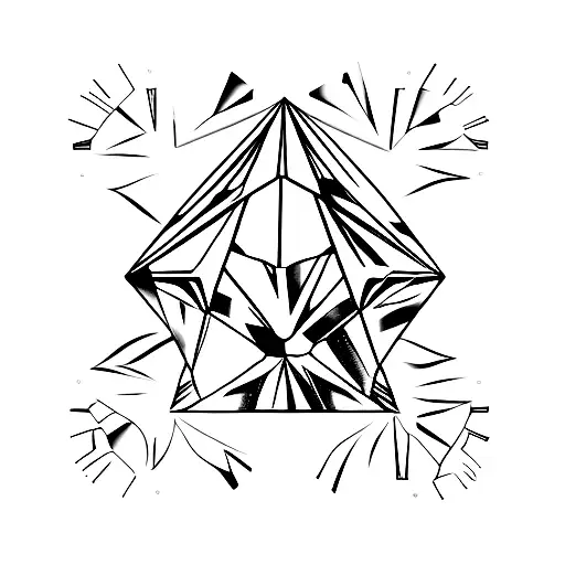 you're my diamond in the rough  tattoo design idea