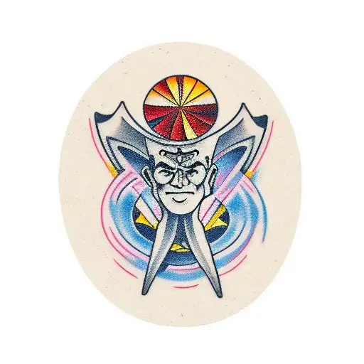 monk tattoo design idea