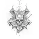 Create a tattoo design inspired by game development tools and software icons tattoo design idea