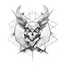 Create a tattoo design inspired by game development tools and software icons tattoo design idea