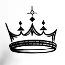King's Crown tattoo design idea
