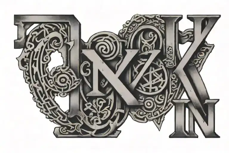 02 01 2004 in roman numerals tattoo design idea