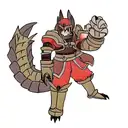 Fatalis monster hunter  tattoo design idea