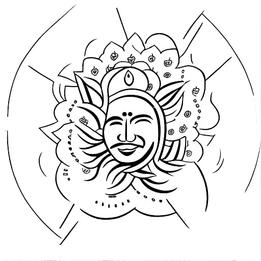 a small and meaningful tattoo for Indian boy, maybe something connecting to the roots  tattoo design idea