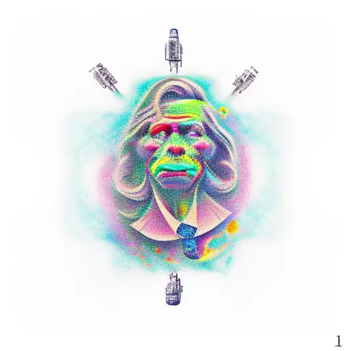 747 tattoo design idea