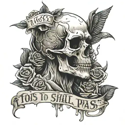 this too shall pass tattoo design idea