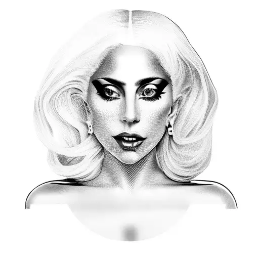 lady gaga tattoo design idea