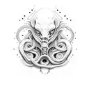 lovecraft tattoo design idea